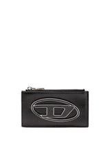 Women's Flat card holder in nappa leather Black