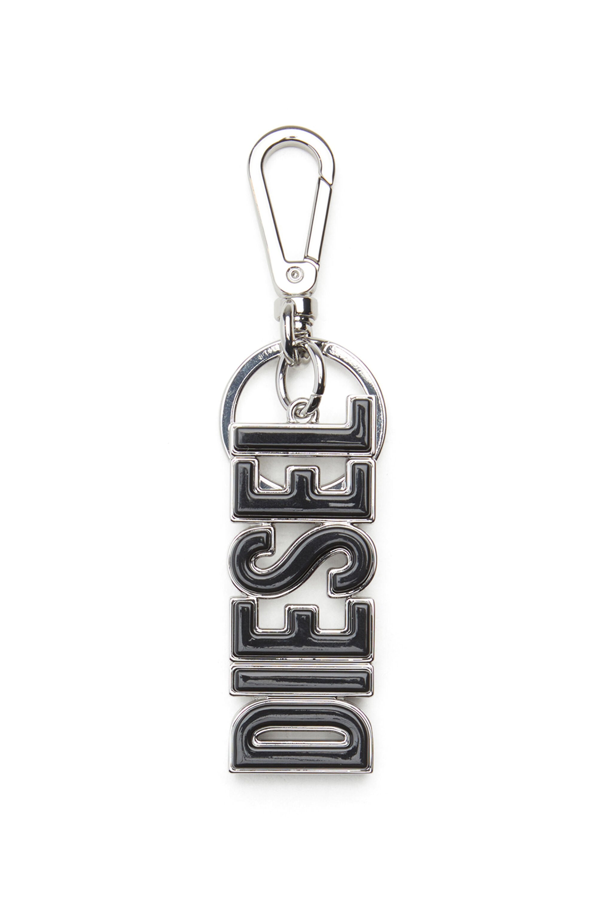 Men's Metal and resin DIESEL keyring Black