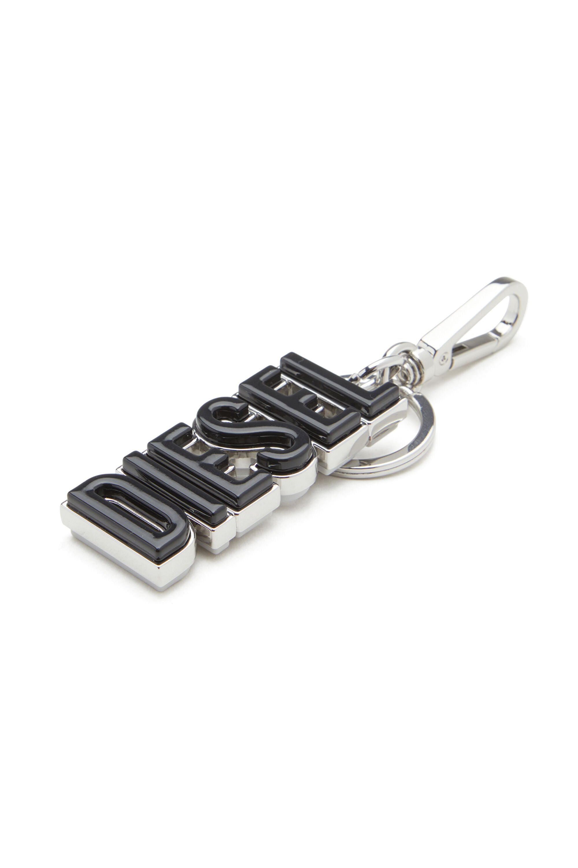 Men's Metal and resin DIESEL keyring Black