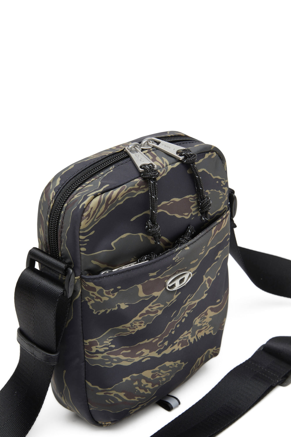 Women's D-Pack-Crossbody bag with camou print Multicolor