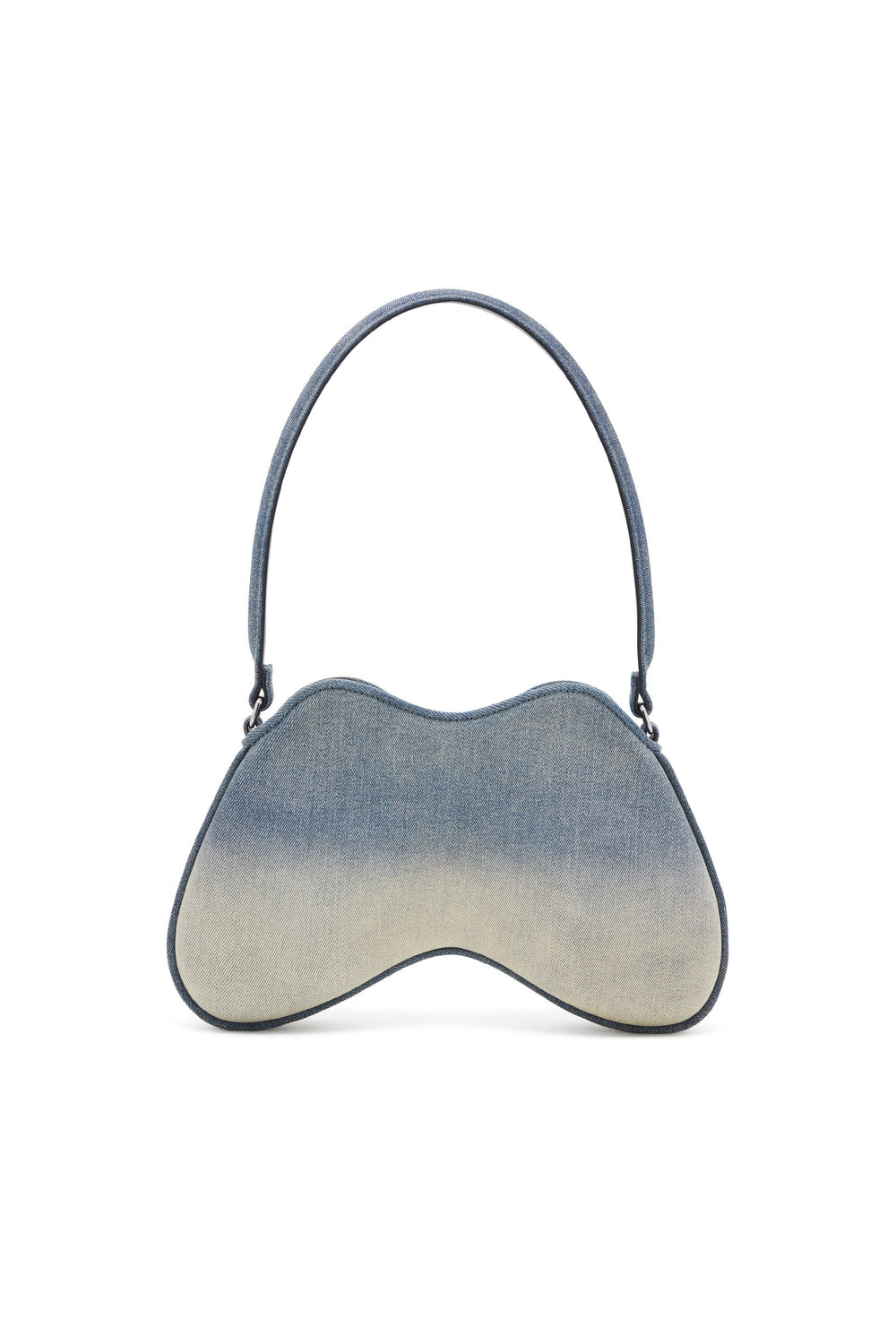 Women's Double-D-Shoulder bag in solarised denim Blue