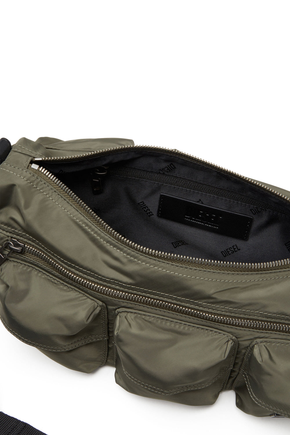 Women's Multi-Pkts-Multipocket bag in utilitarian shell Green