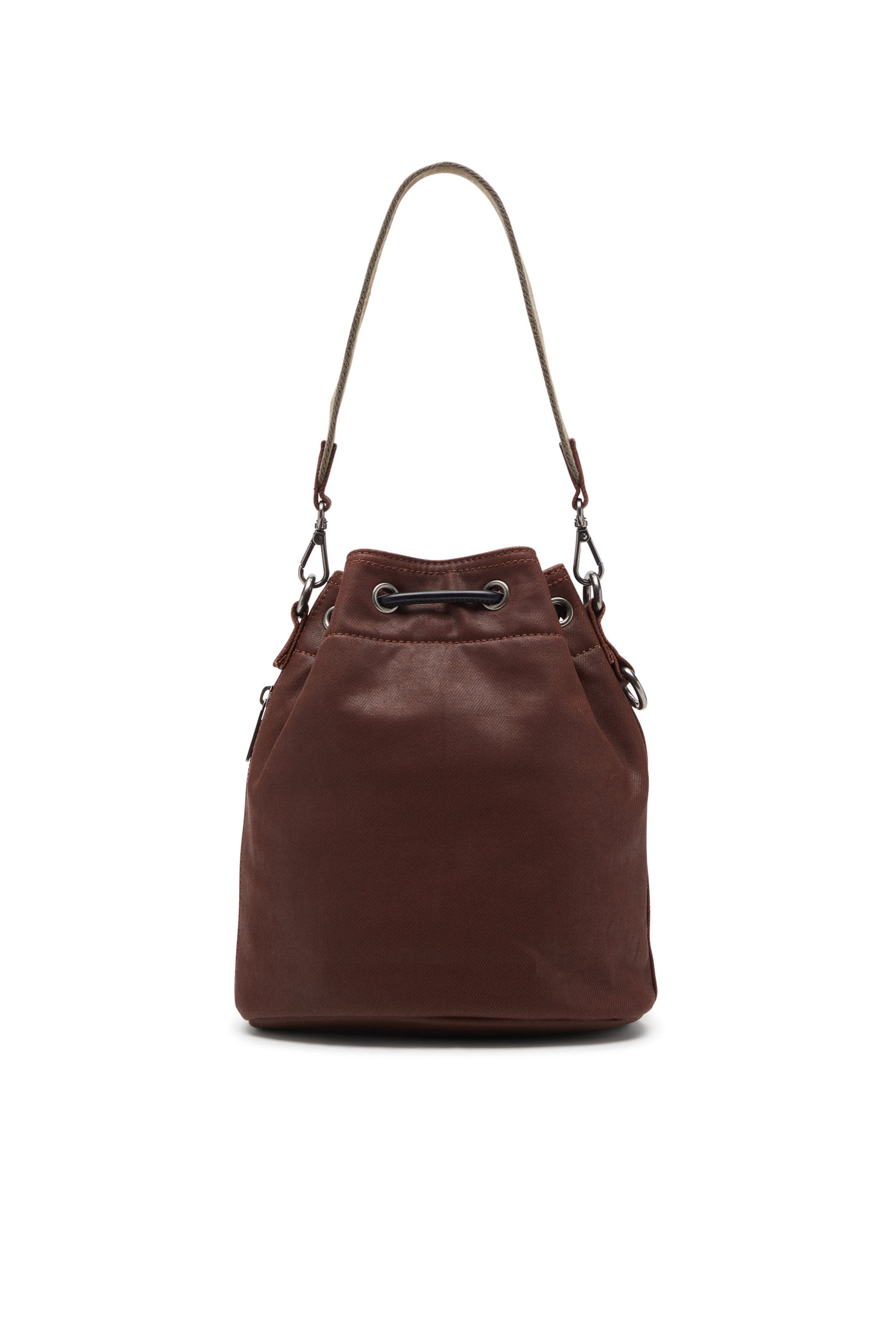 Women's Multi-Pkts - Cotton bag with multiple pockets Brown