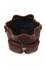 Women's Multi-Pkts - Cotton bag with multiple pockets Brown