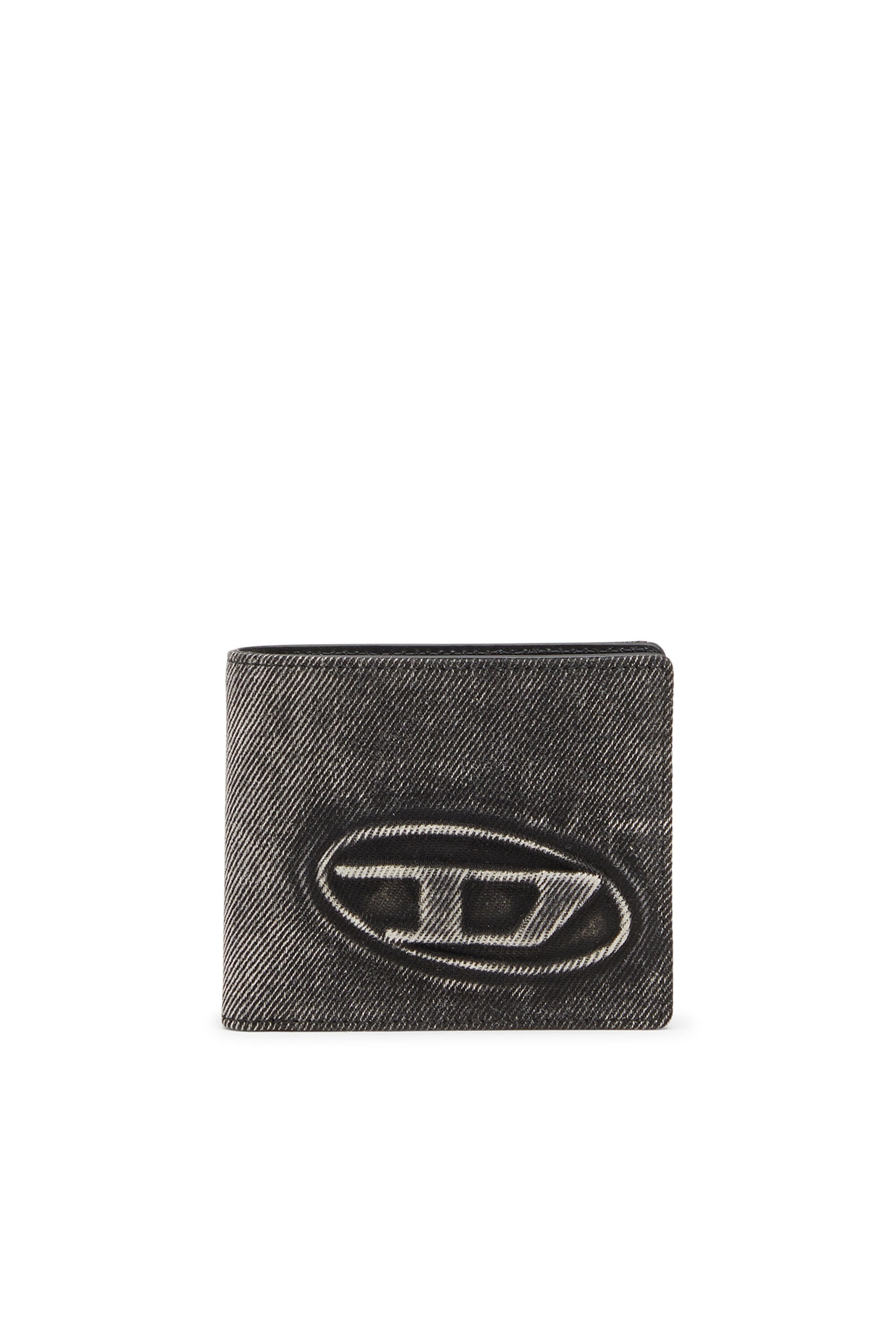 Women's Wallet in washed denim Grey
