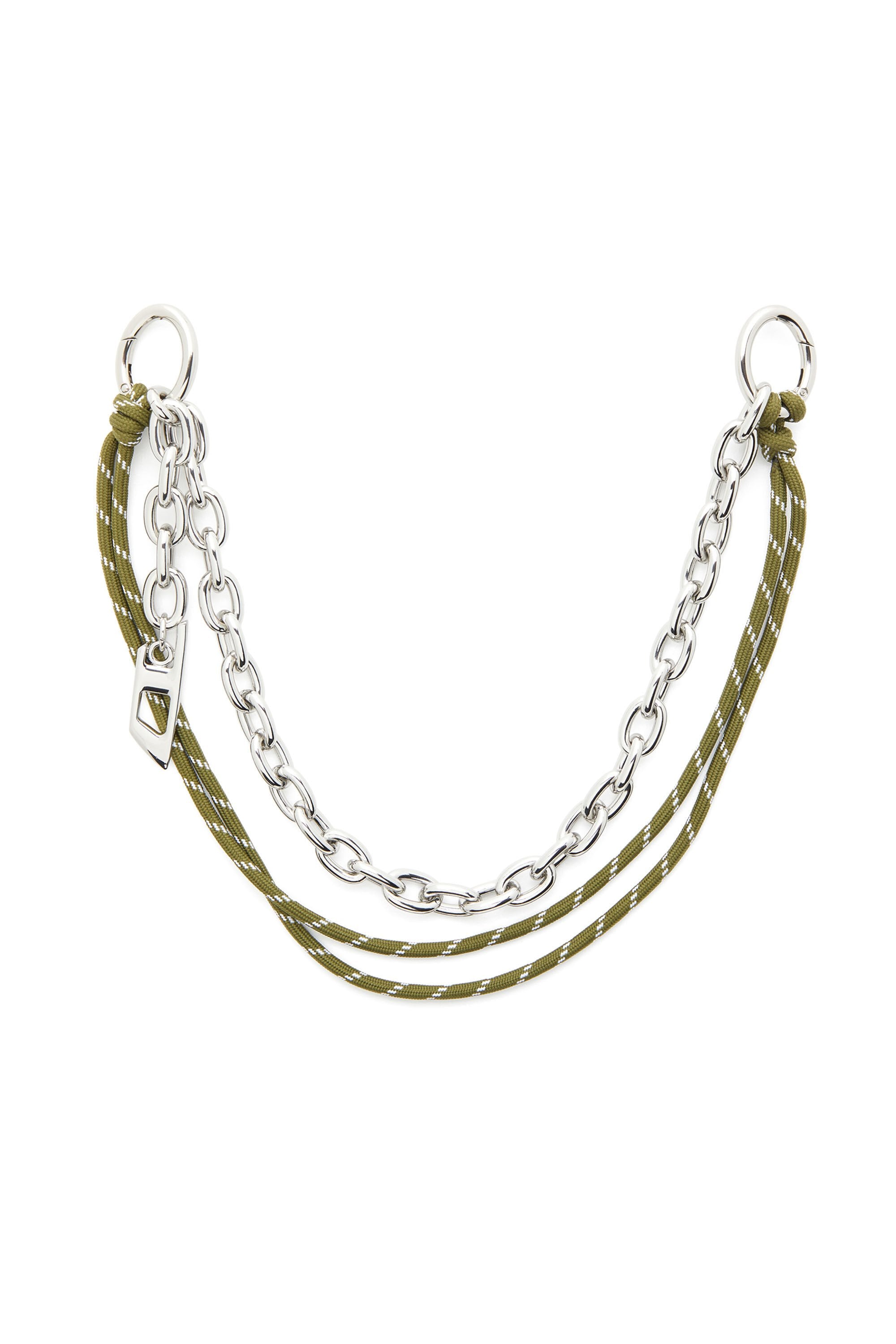 Women's Charm in chain and rope Silver