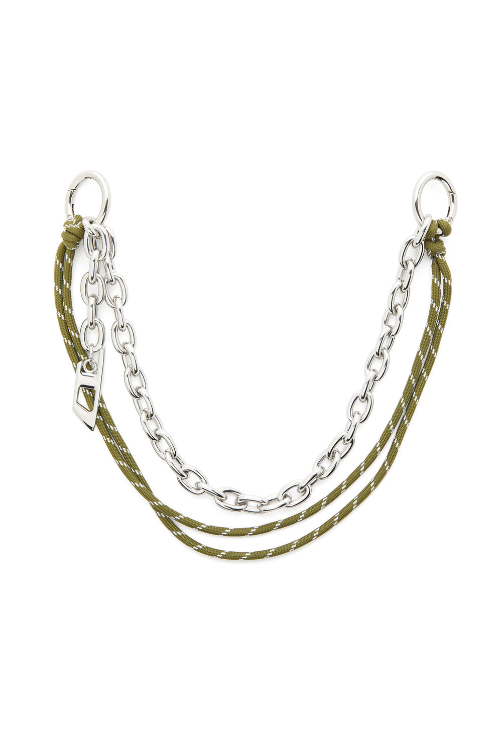 Women's Charm in chain and rope Silver