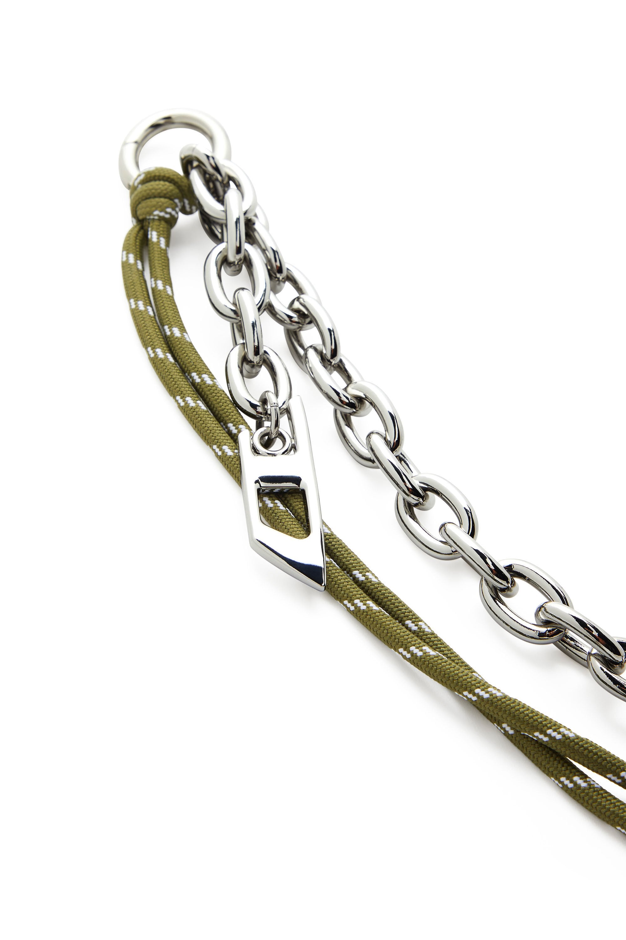 Women's Charm in chain and rope Silver