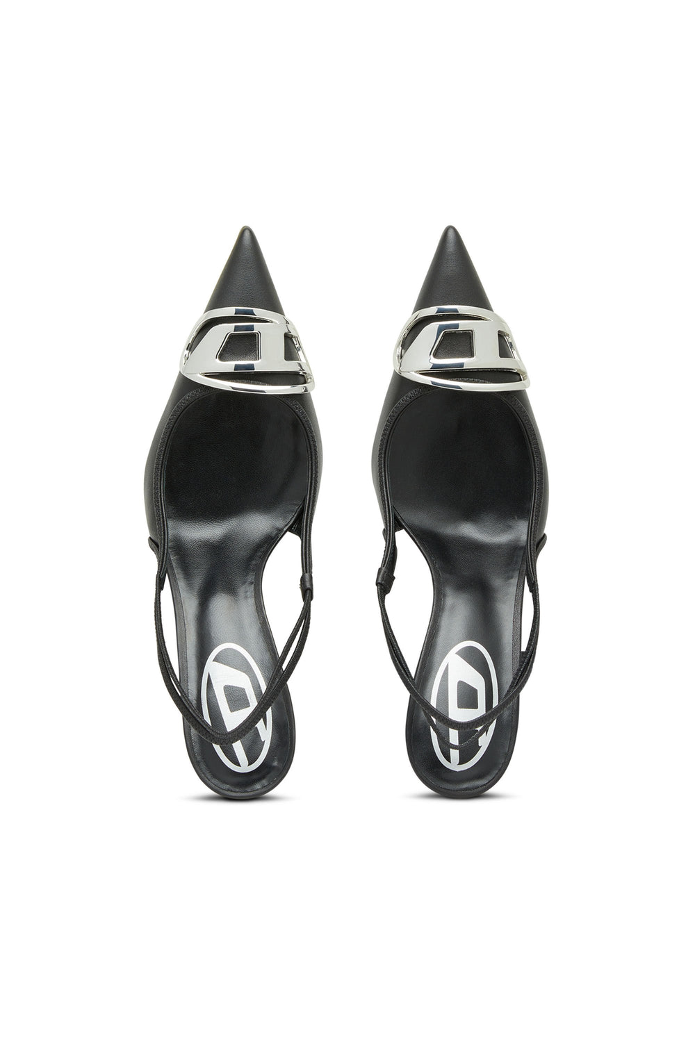 D logo D-VENUS SB Woman: Slingback pumps in nappa leather