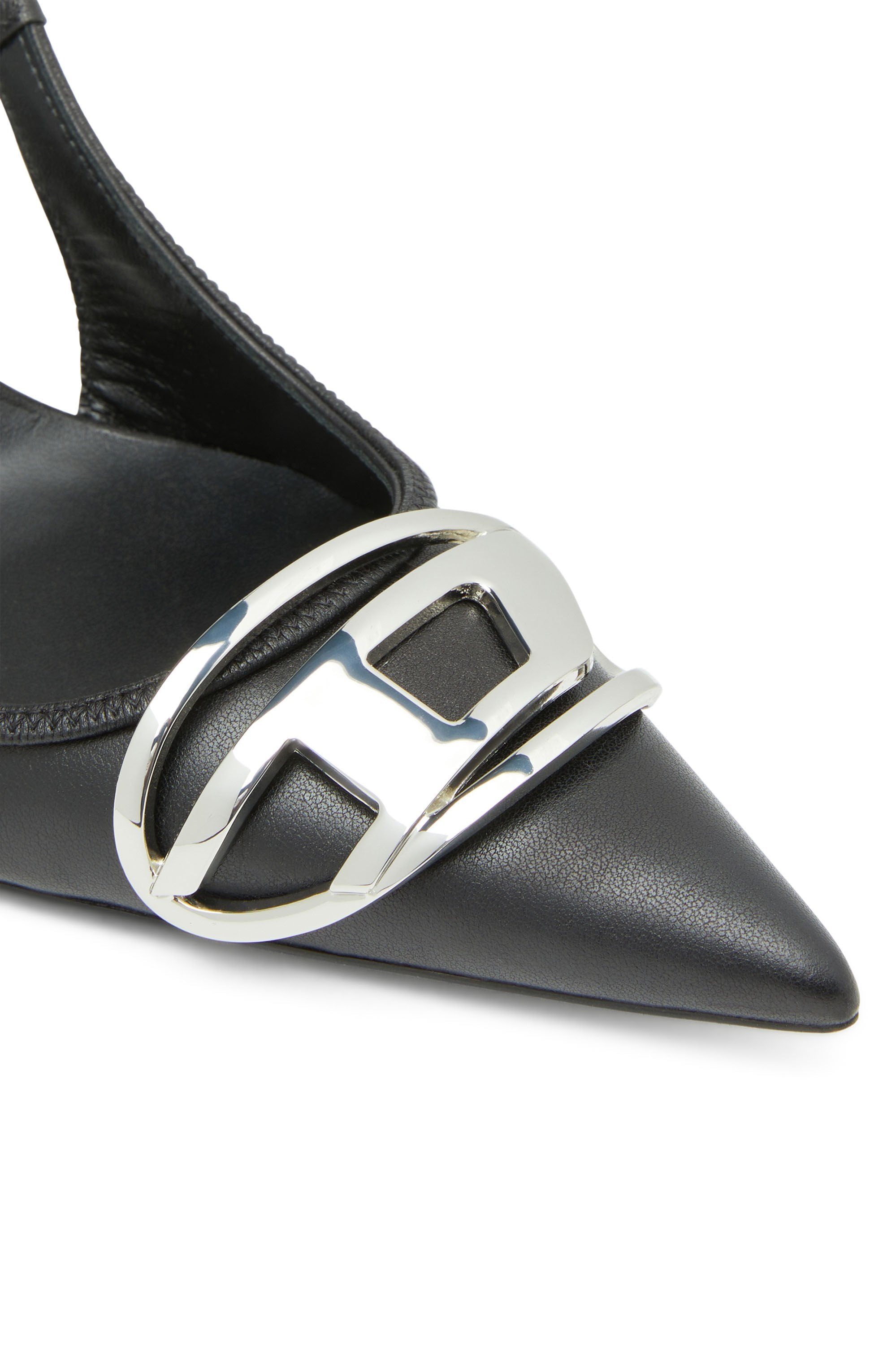 D logo D-VENUS SB Woman: Slingback pumps in nappa leather