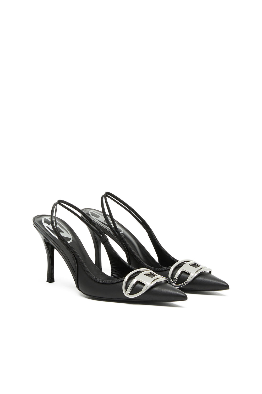 D logo D-VENUS SB Woman: Slingback pumps in nappa leather