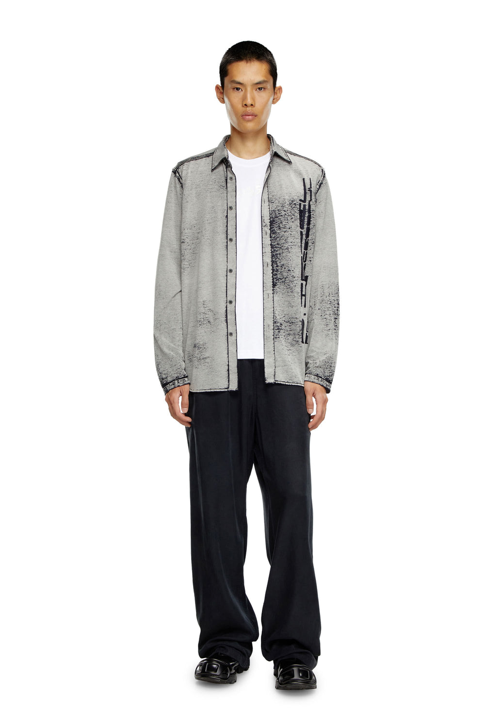 Men's D-Hammer-Leather Chelsea boots with Oval D toe caps Black