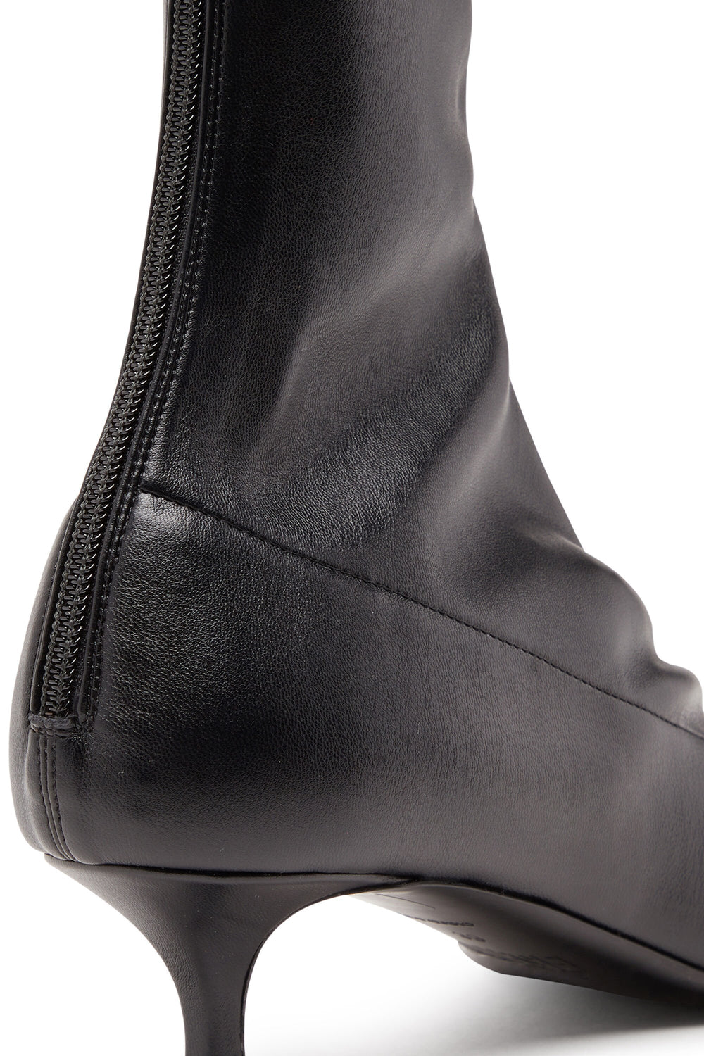Women's D-Venus-Sock boot with Oval D plaque Black