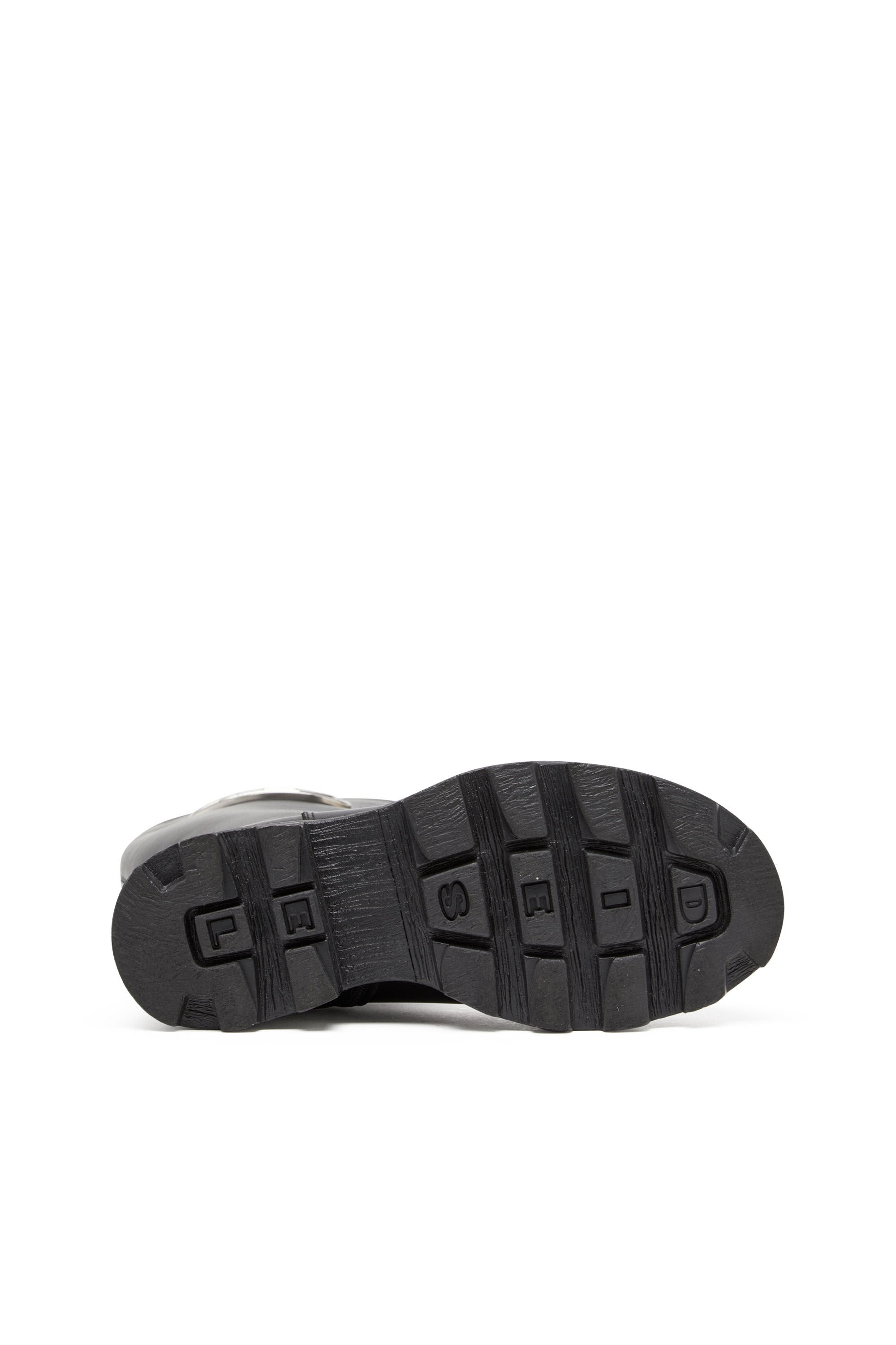 Women's D-Hammer-Leather knee-high boots Black