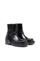 Men's D-Texan-Harness boots in polished leather Black