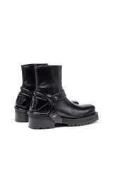 Men's D-Texan-Harness boots in polished leather Black