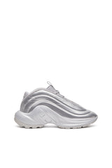 Women's S-D-Runner-Slip-on sneakers with Oval D instep Silver
