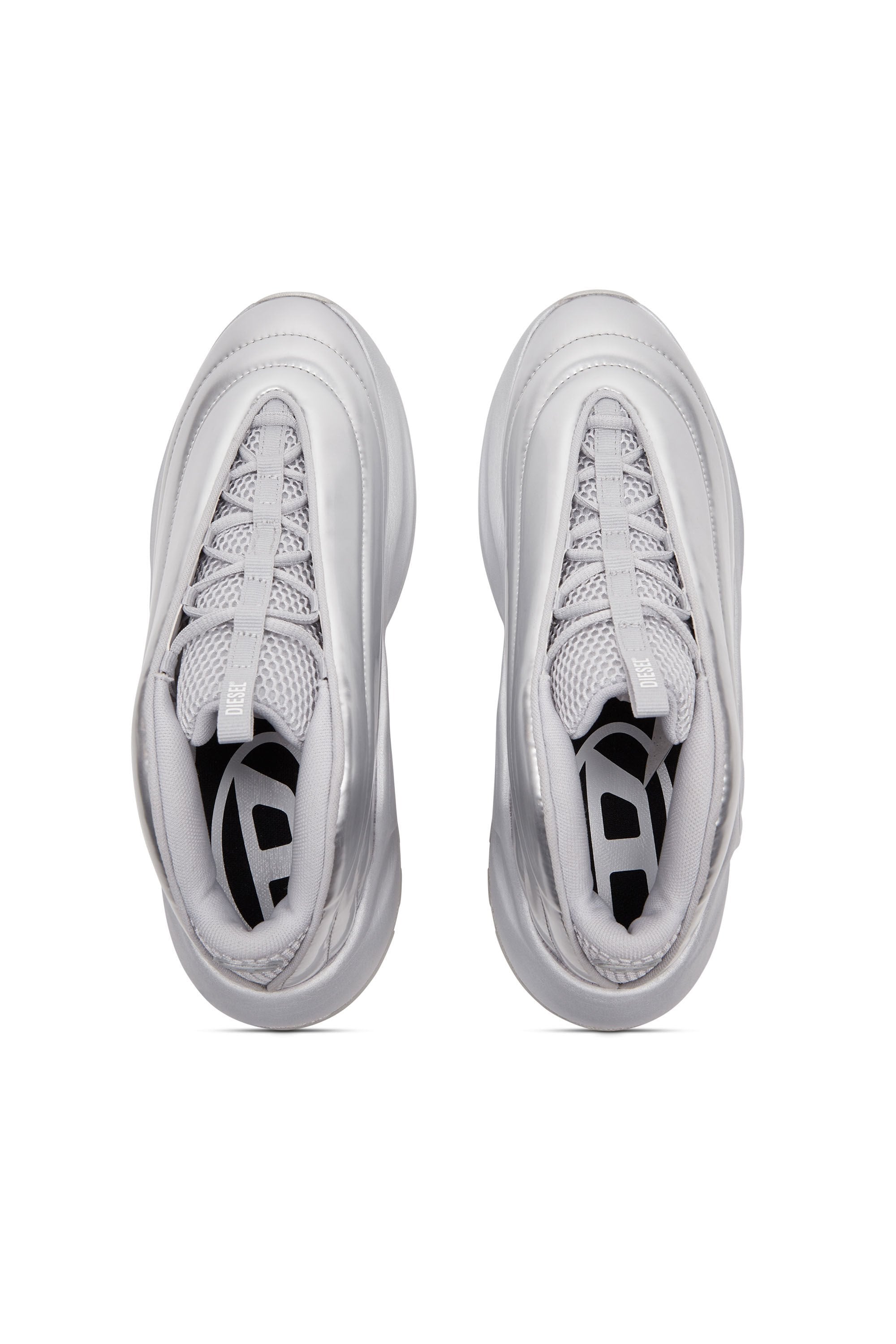 Women's S-D-Runner-Slip-on sneakers with Oval D instep Silver