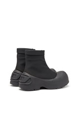 Men's D-Donald-Rubber-trimmed ankle boots Black