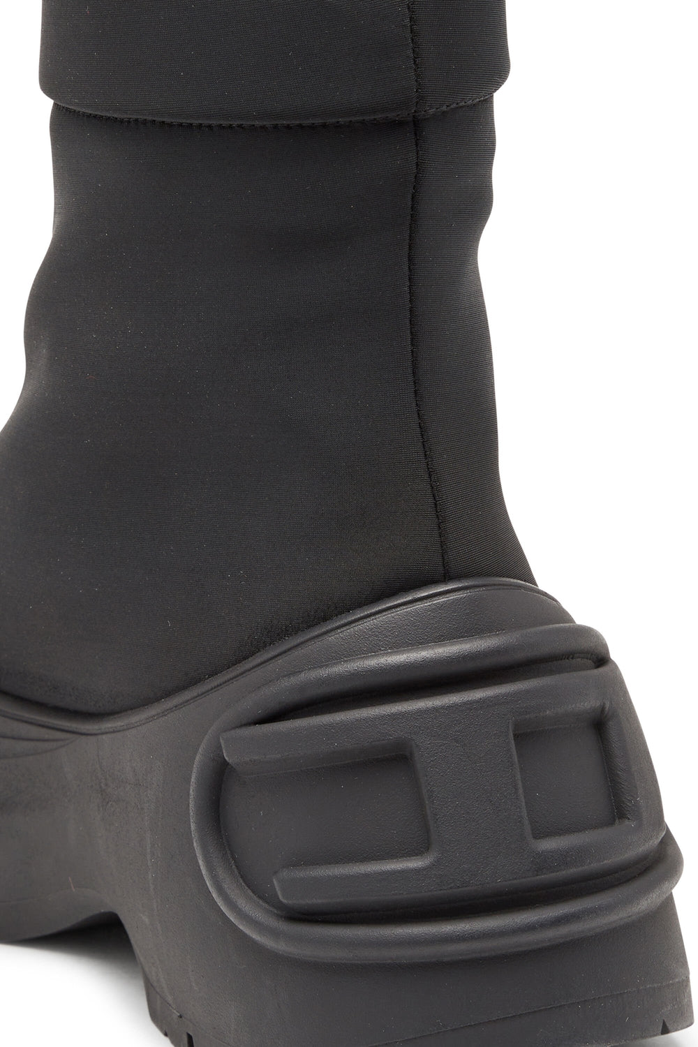 Men's D-Donald-Rubber-trimmed ankle boots Black