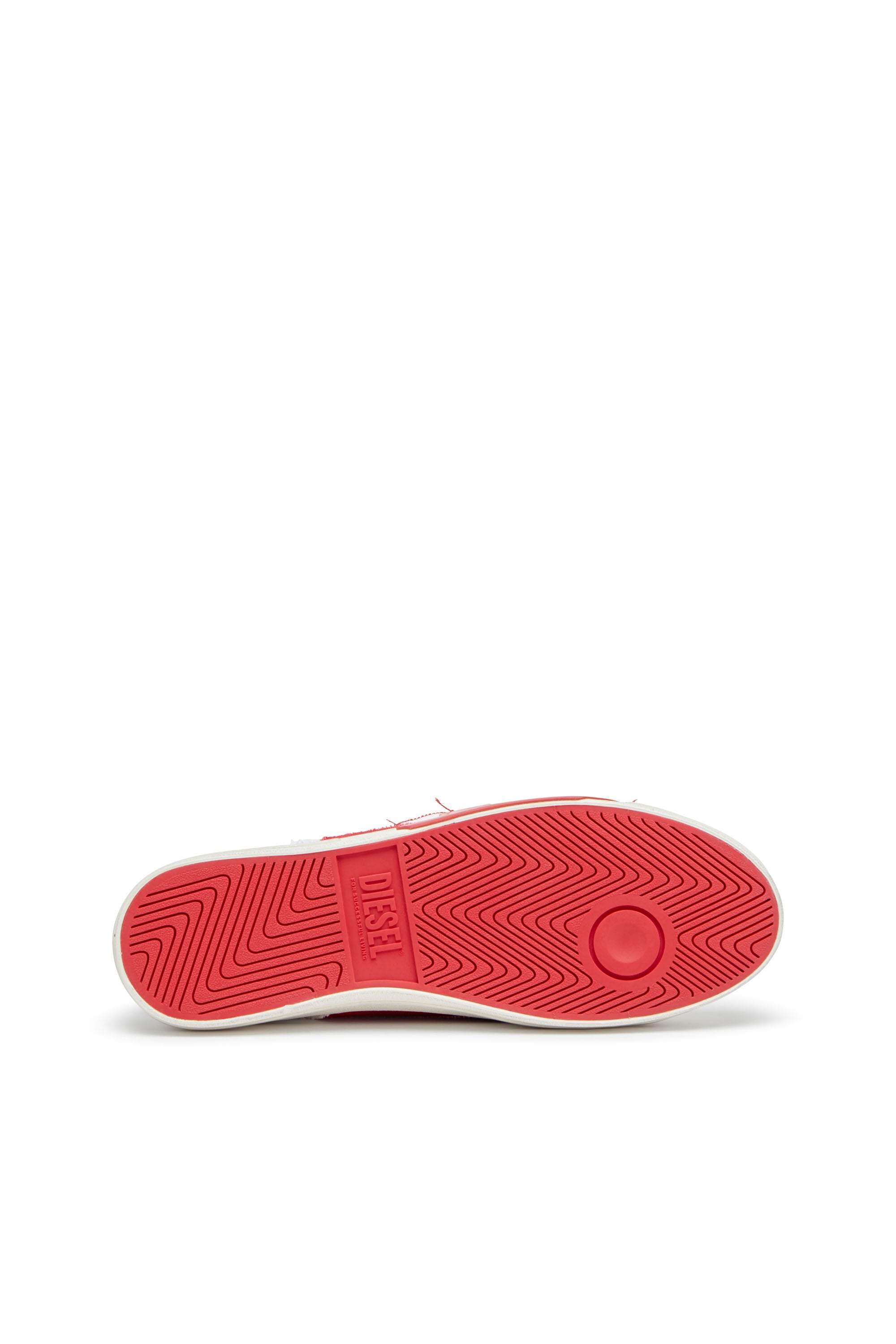 Men's S-D-Verse-Dirty-effect high-top canvas sneakers Multicolor