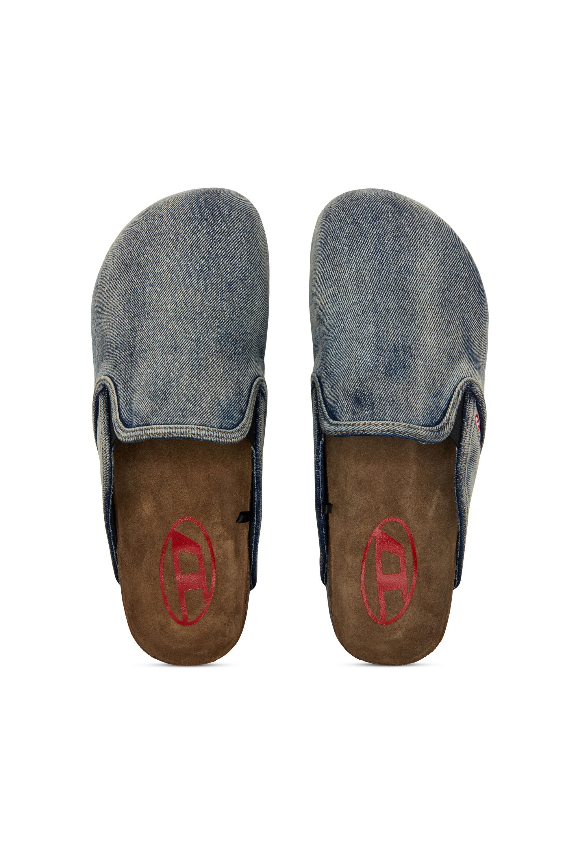 Men's D-Woodstock-Denim mules Blue