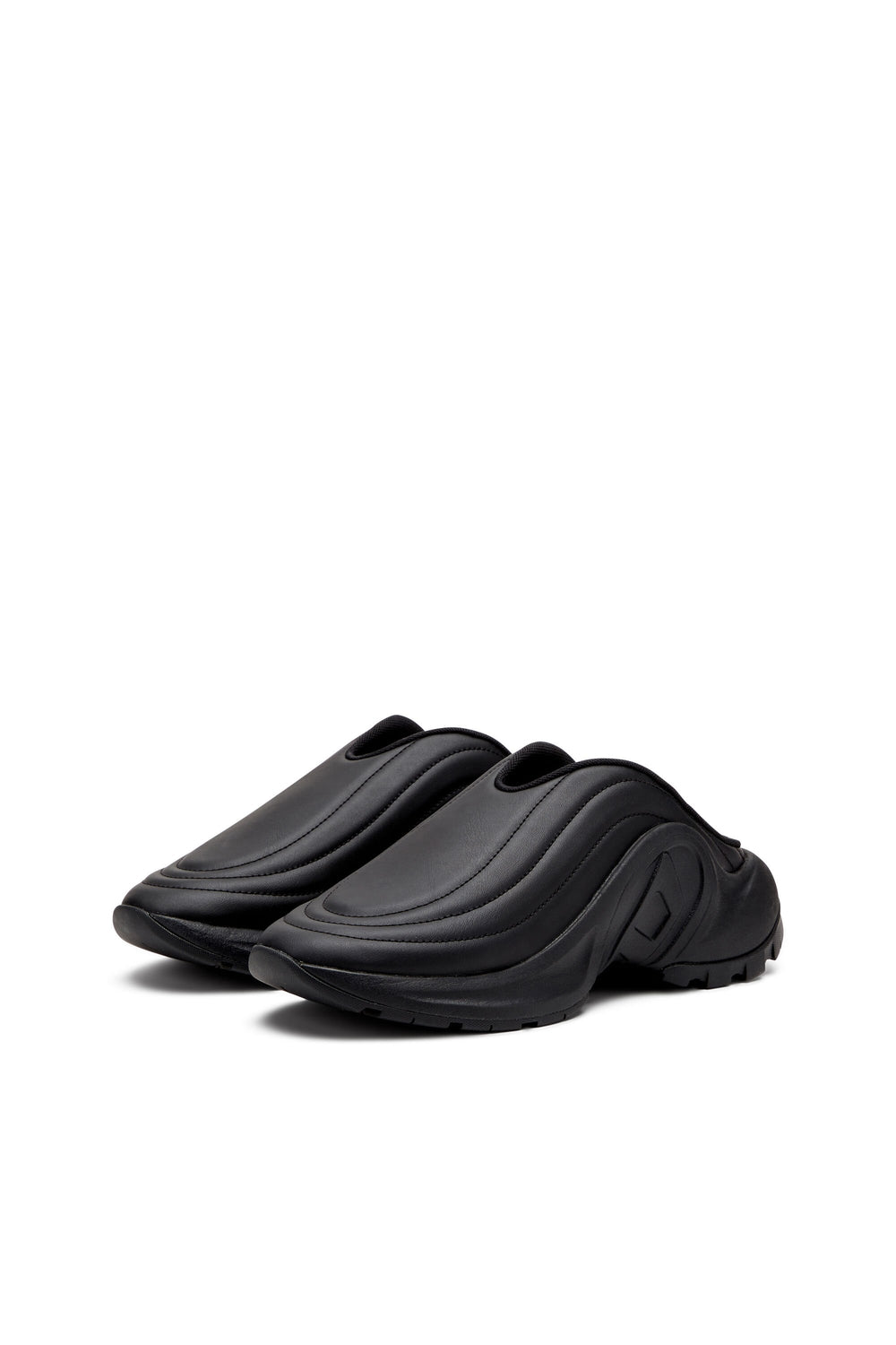 Women's S-D-Runner-Matte mules Black