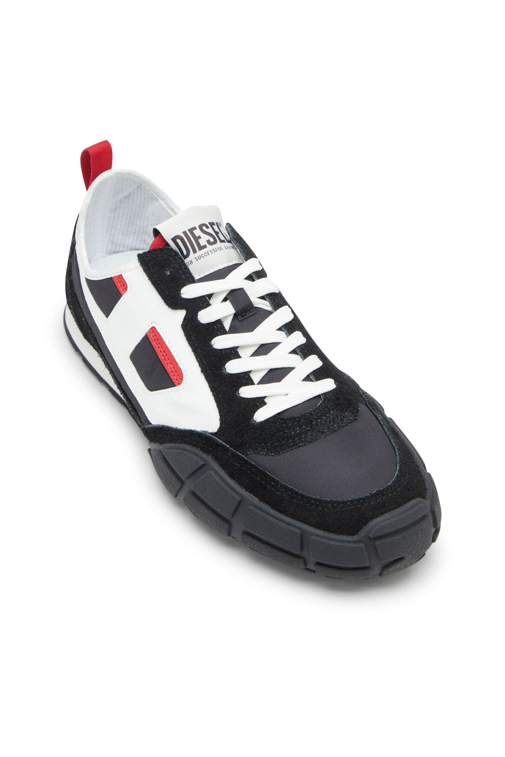 Men's S-Pagodha-Sneakers in leather suede and ripstop Multicolor