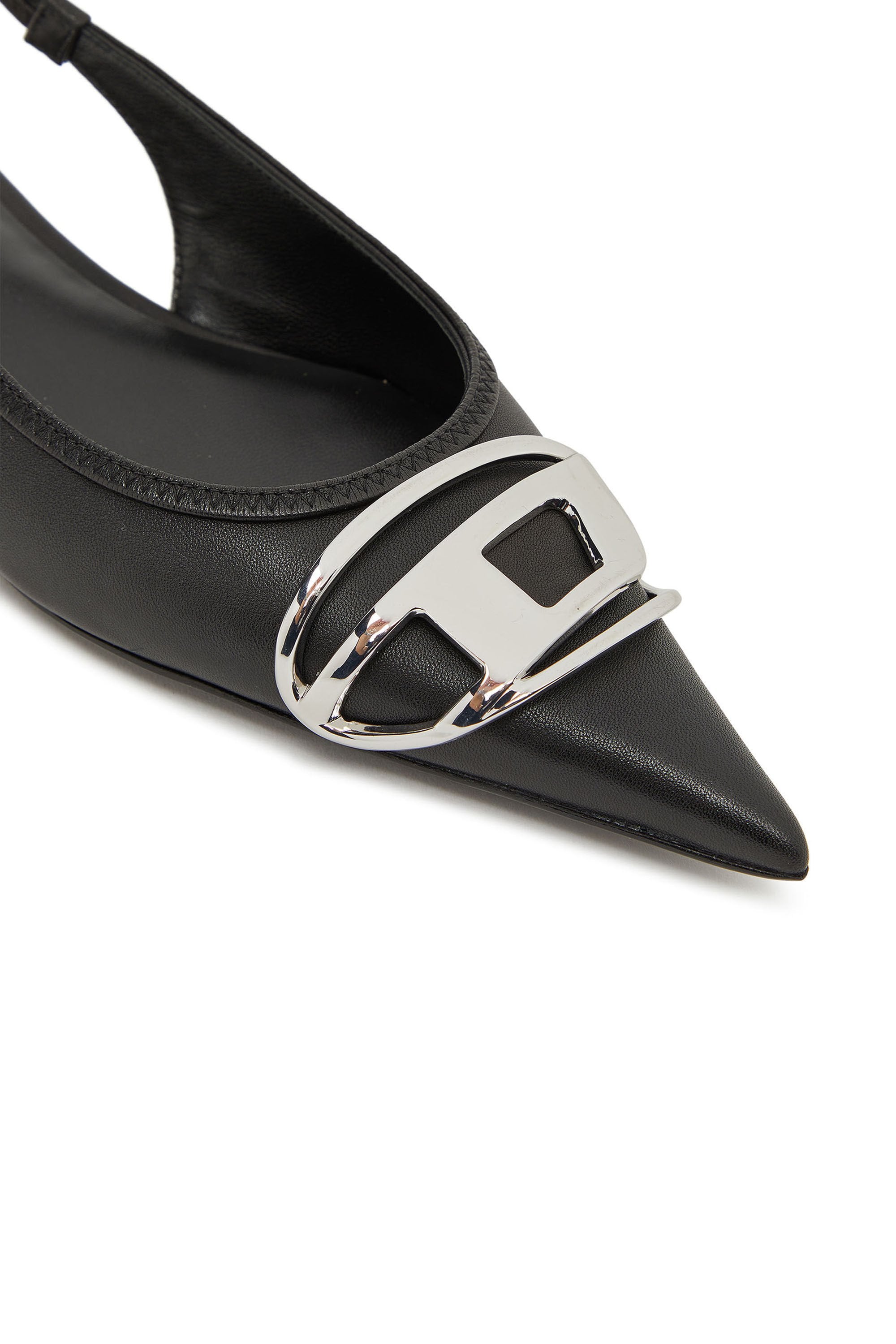Women's D-Venus-Slingback flats in nappa leather Black