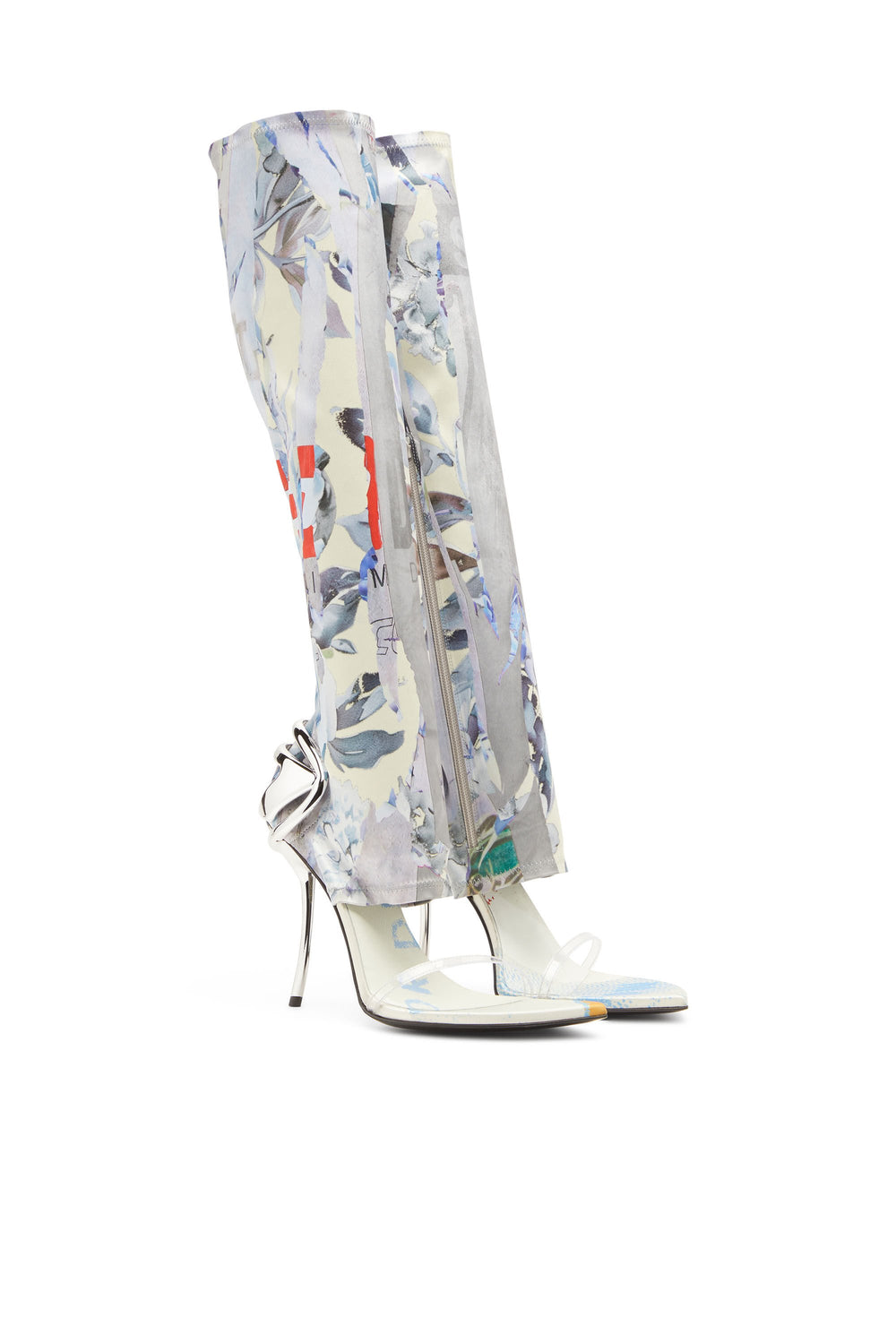 Women's D-Ten&Half-Hybrid sandals with graphic print Multicolor