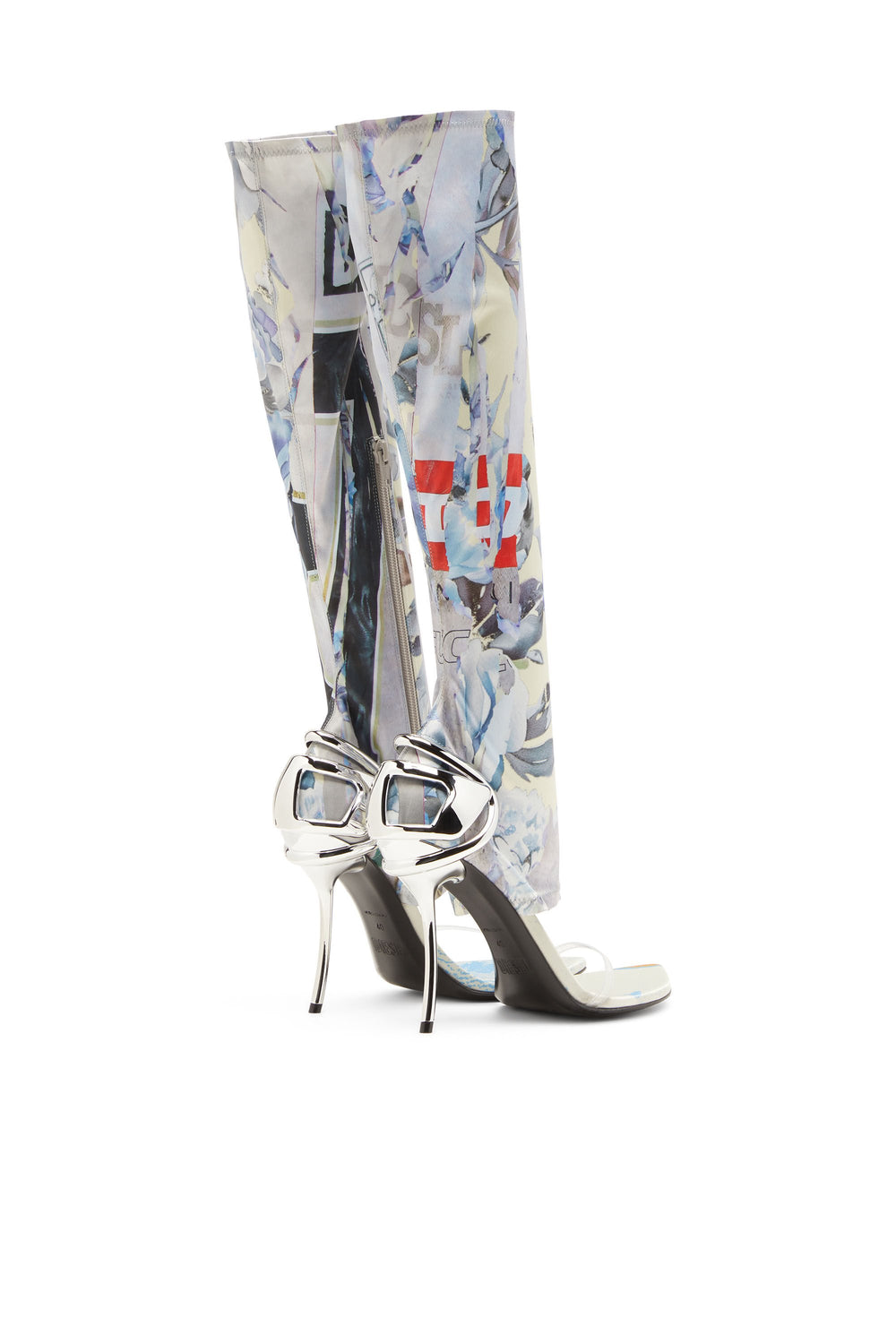 Women's D-Ten&Half-Hybrid sandals with graphic print Multicolor